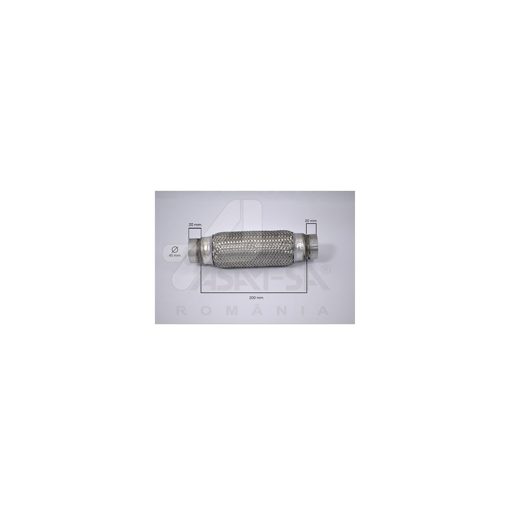 Racord flexibil inner & outer braid (b) 45X200 mm Asam Automotive 60093