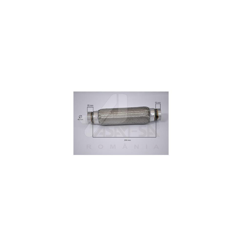 Racord flexibil inner & outer braid (b) 45X250 mm Asam Automotive 60094