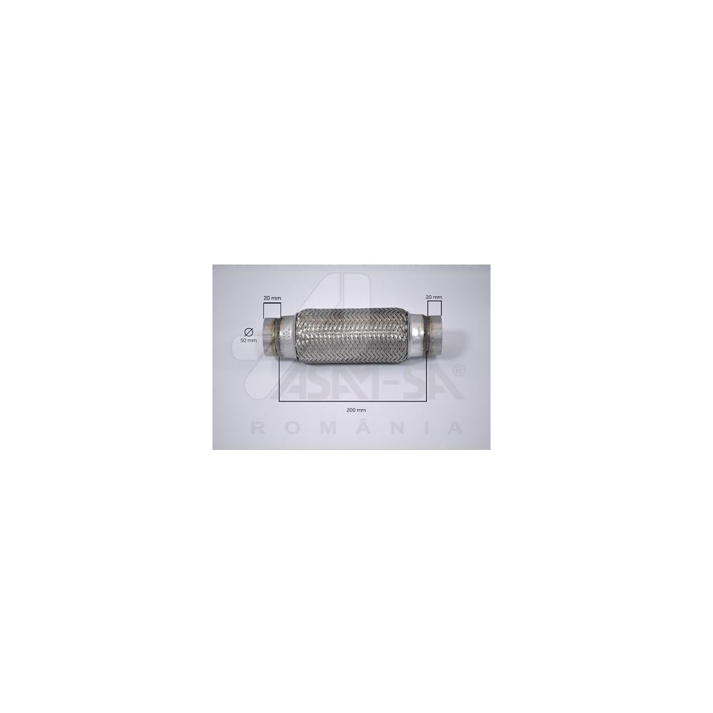 Racord flexibil inner & outer braid (b) 50X200 mm Asam Automotive 60097