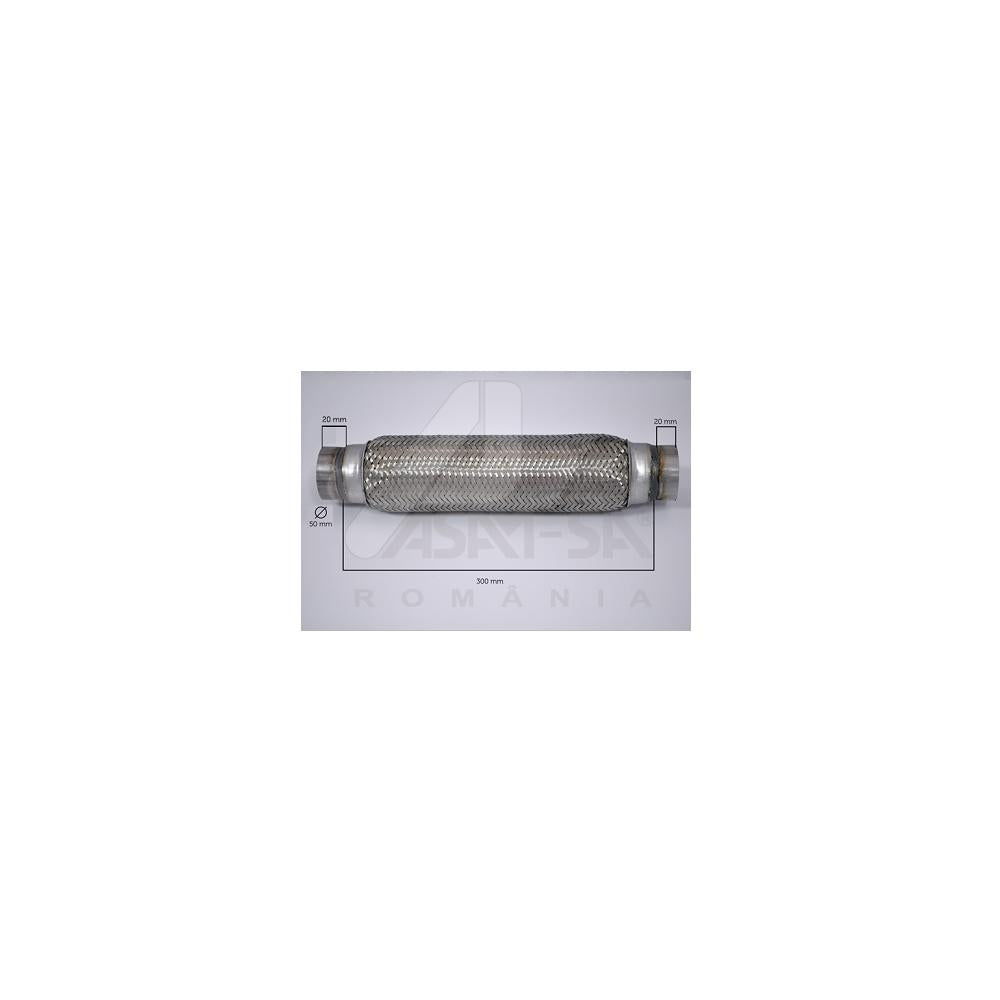 Racord flexibil inner & outer braid (b) 50X300 mm Asam Automotive 60099