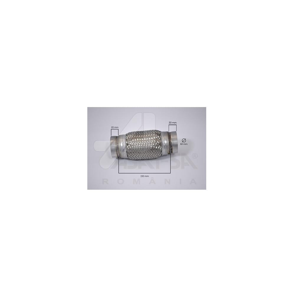 Racord flexibil inner & outer braid (b) 60X150 mm Asam Automotive 60104