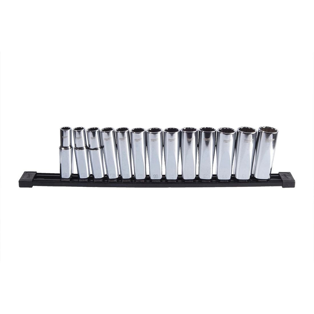 Set chei tubulare lungi 3/8 8-13mm Milwaukee 4932498796