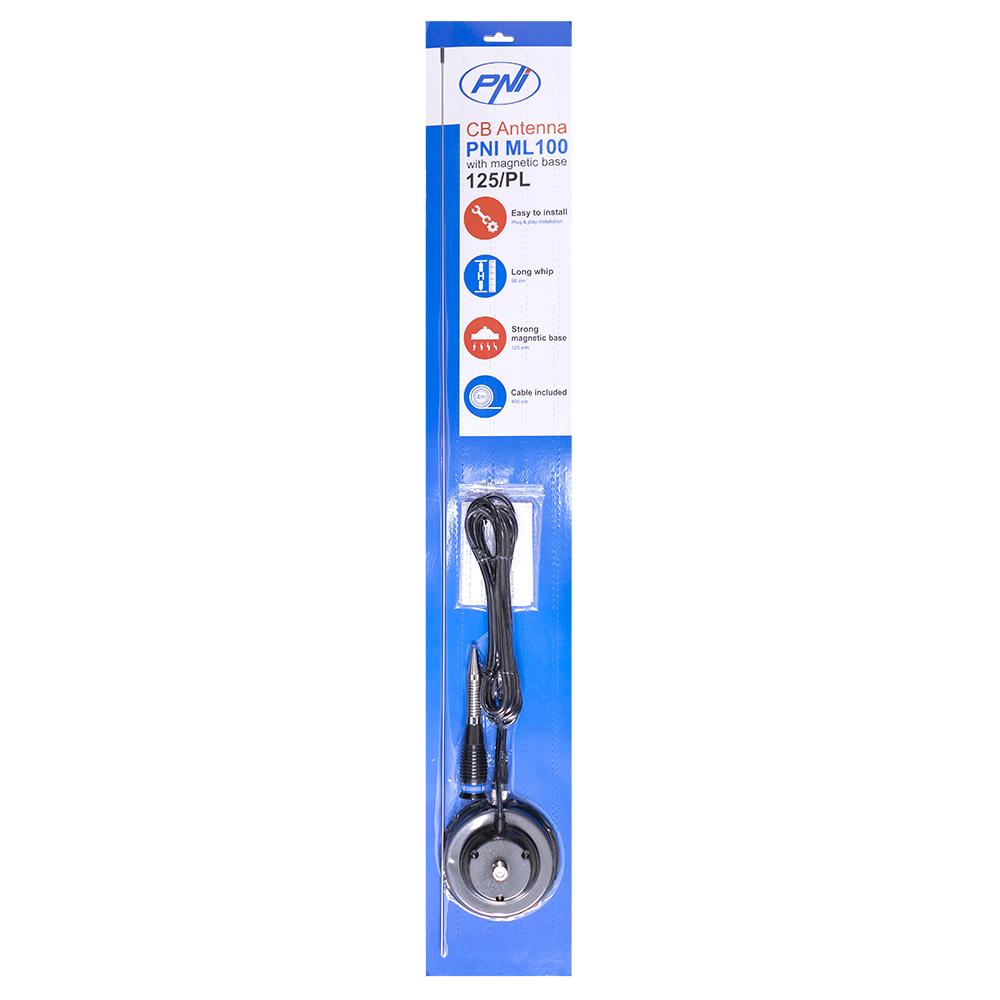 Antena cb Pni ML100, lungime 100 cm, cu magnet inclus PNI-ML100