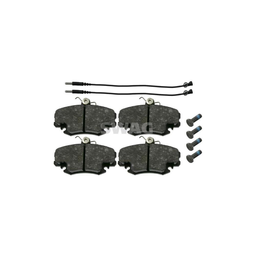 Set placute frana fata cu senzor Swag 60 91 6191