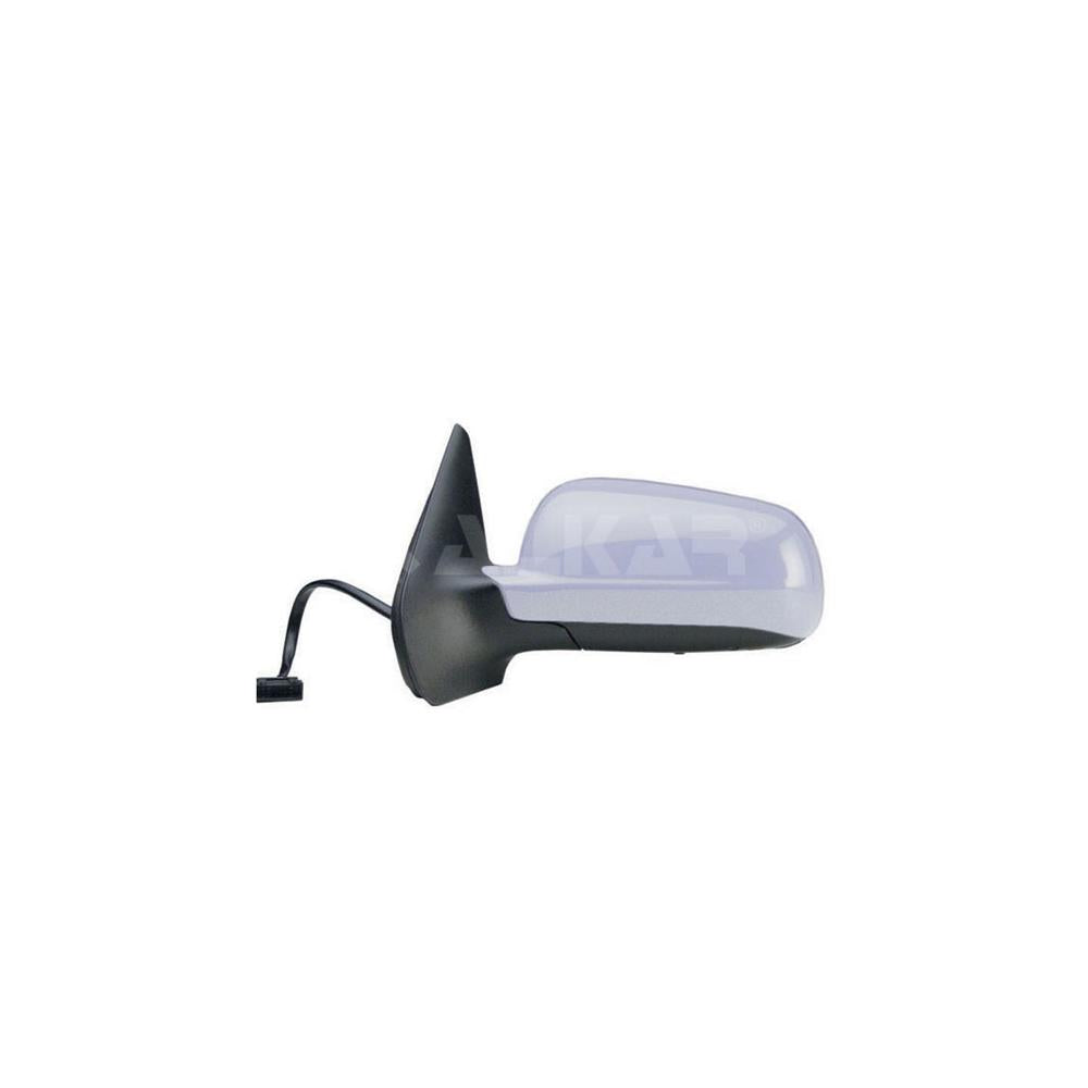 Oglinda completa stanga electrica geam asferic cu incalzire tenta albastra grunduita model mare Alkar 6139127