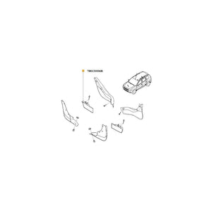 Aparatori de noroi spate dreapta Renault 788120006R
