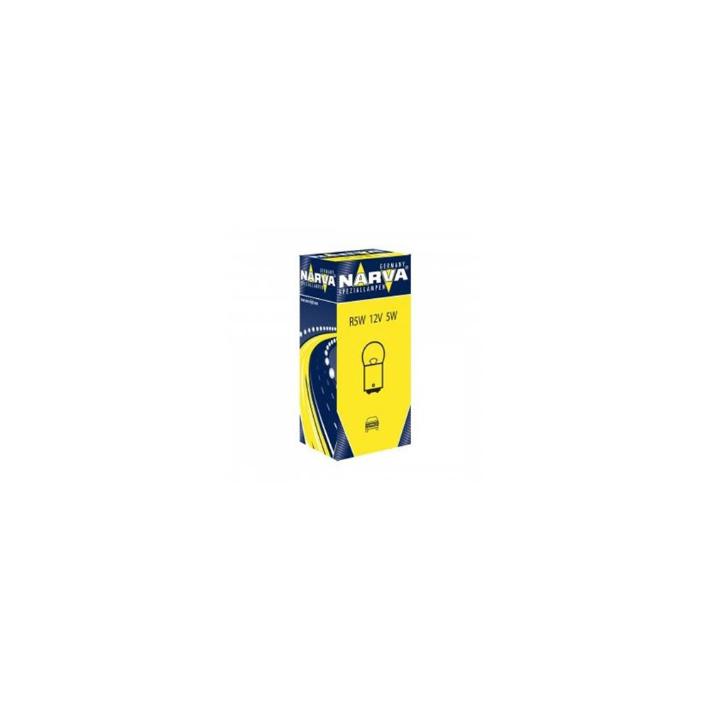 Bec auxiliar 12V R5W BA15S set 10 buc Narva 17171
