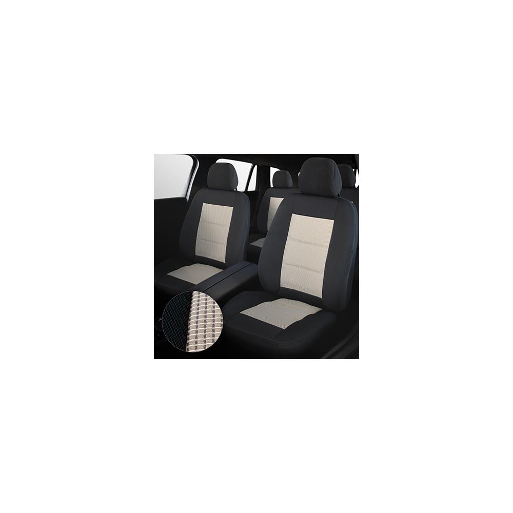 Set huse scaun premium lux negru-bej UMB3 Umbrella 44512