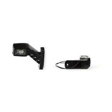 Lampa gabarit LED cu brat 241L W49, 12V-24V, pozitie alb / rosu / portocaliu stanga Was