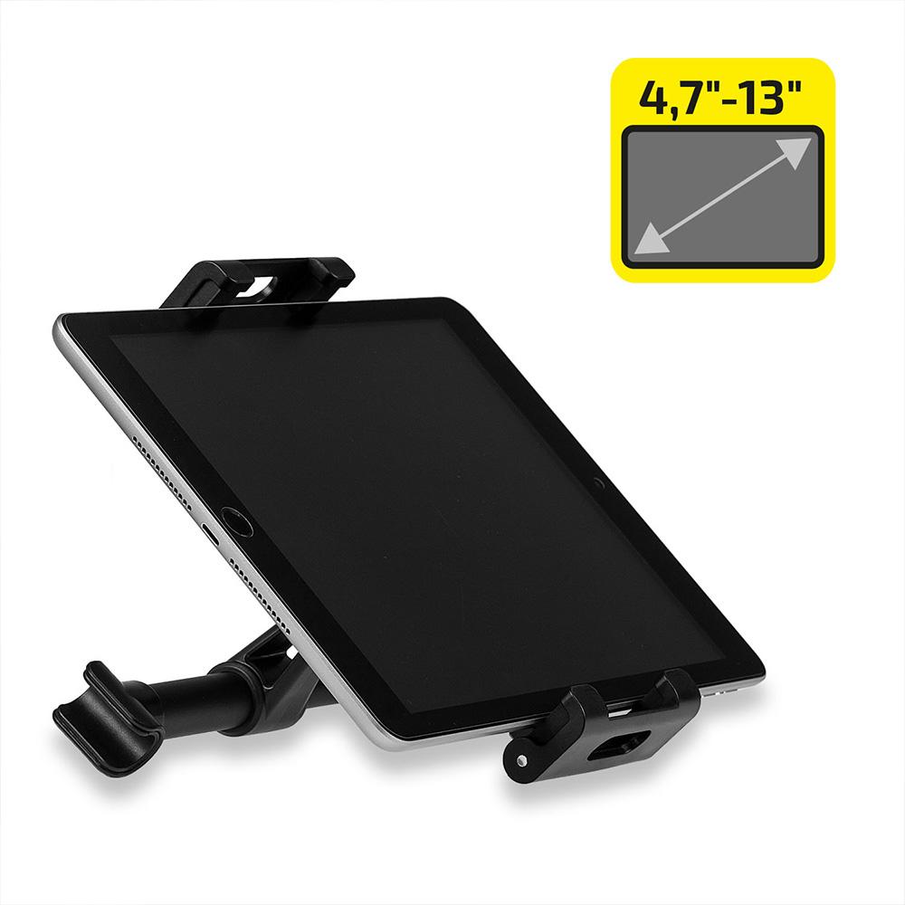 Suport auto premium pentru tableta cu prindere in tetiera Heyner 511860