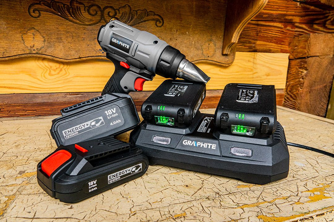 Acumulator 18V Li-Ion Graphite Energy+, 2Ah 58G001 GRAPHITE Neo Tools 58G0011 – imagine 4