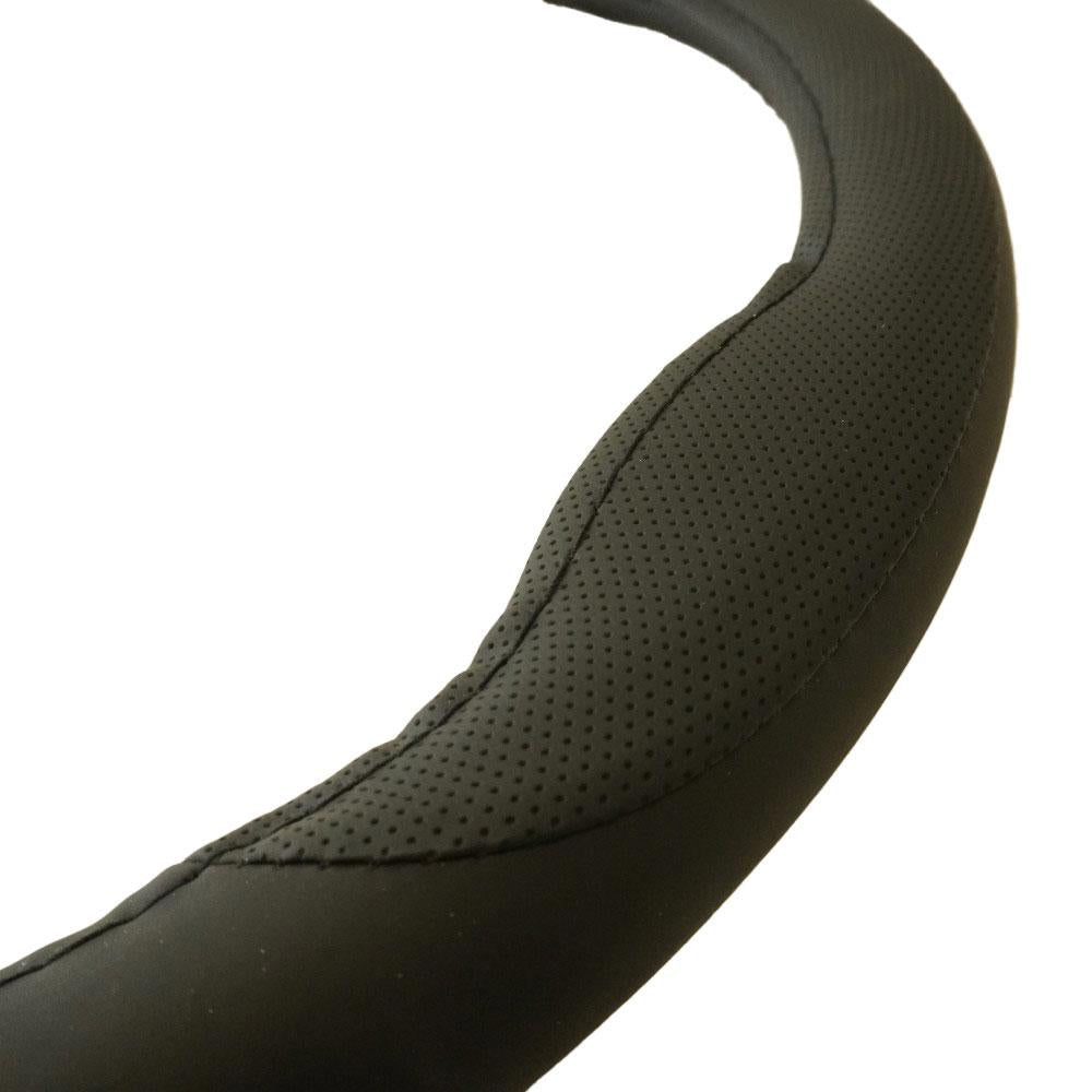 Husa volan piele ecologica negru 37- 39 cm Umbrella 101428