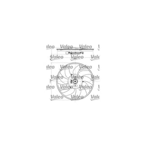 Ventilator radiator Valeo 696349