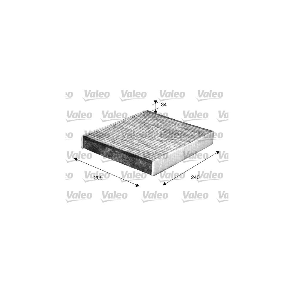 Filtru habitaclu c.a. Valeo 698883