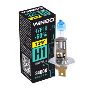 Bec Halogen Winso Hyper +60% H1 - 12V, 55W P14.5s ● 3400K 712120
