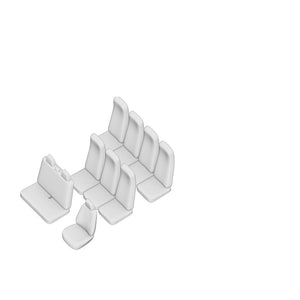 Set huse scaun Umbrella pentru Ford transit (9+1) 2006-2014 (scaune individuale spate) 05177
