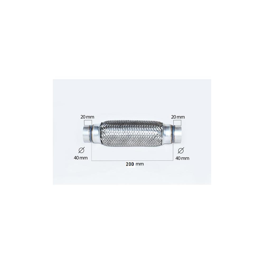 Racord flexibil inner & outer braid (b) 40X250 mm Asam Automotive 76406