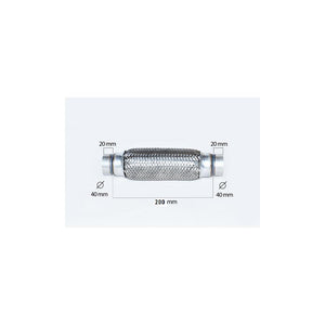 Racord flexibil inner & outer braid (b) 40X250 mm Asam Automotive 76406