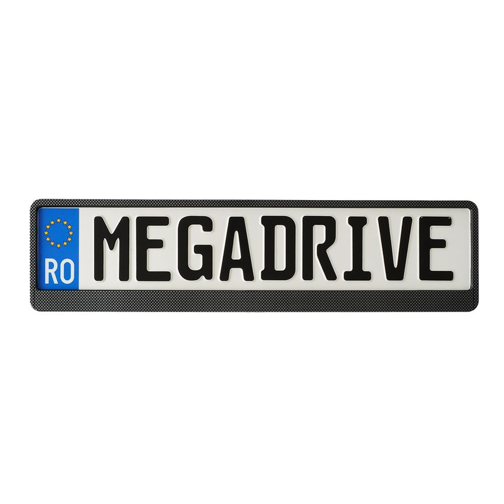 Suport numar inmatriculare Mega Drive carbon 1 buc 45185