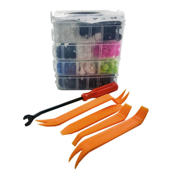 Set 470 buc cleme din plastic + 5 unelte Carguard SCA003 – imagine 3