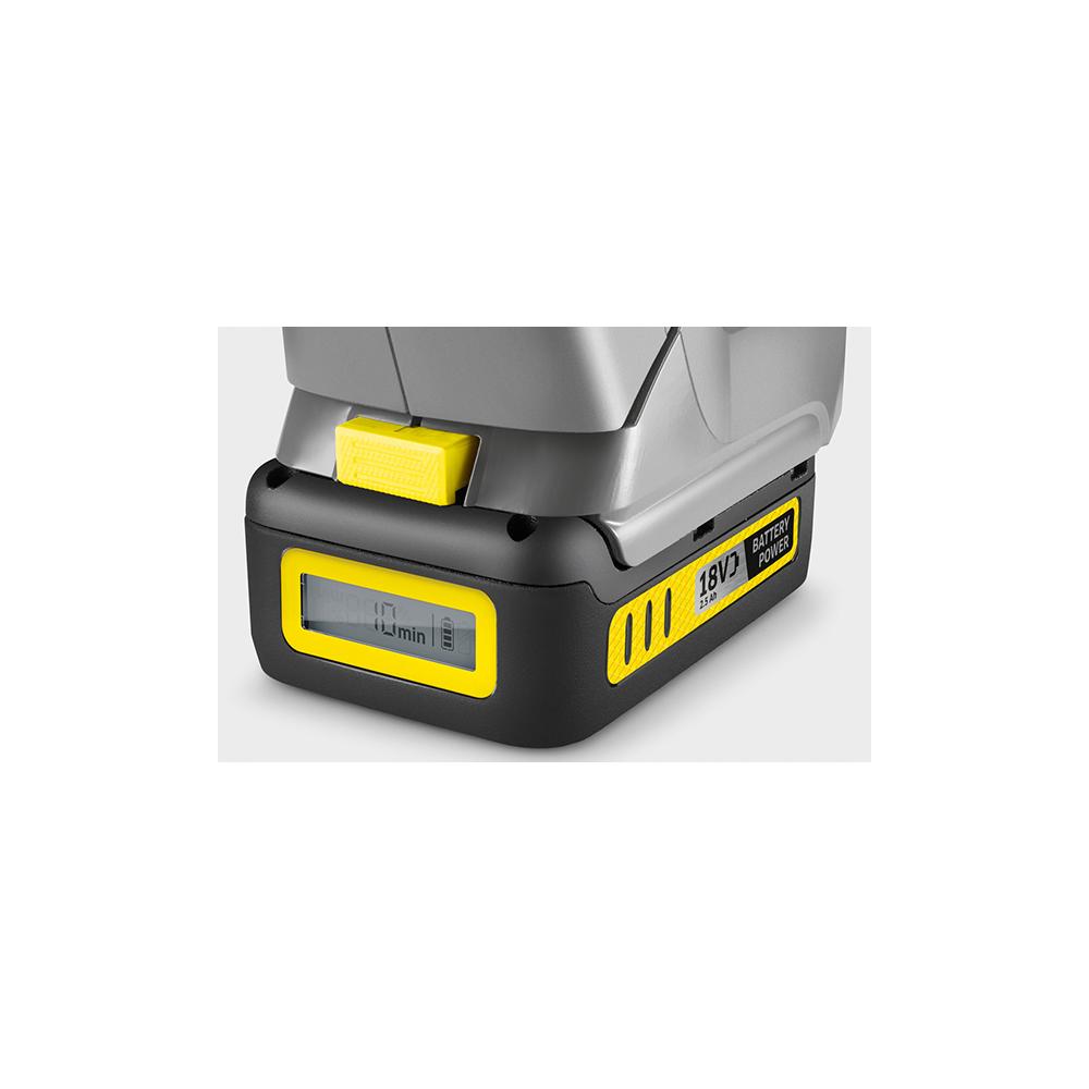 Aspirator portabil cu acumulatori li-ion. 18 V / 2.5 ah - Karcher 1.394-260.0