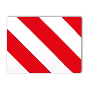 Placa transport agabaritic 40X30 cm dreapta profil PVC Hico TWY016P/R