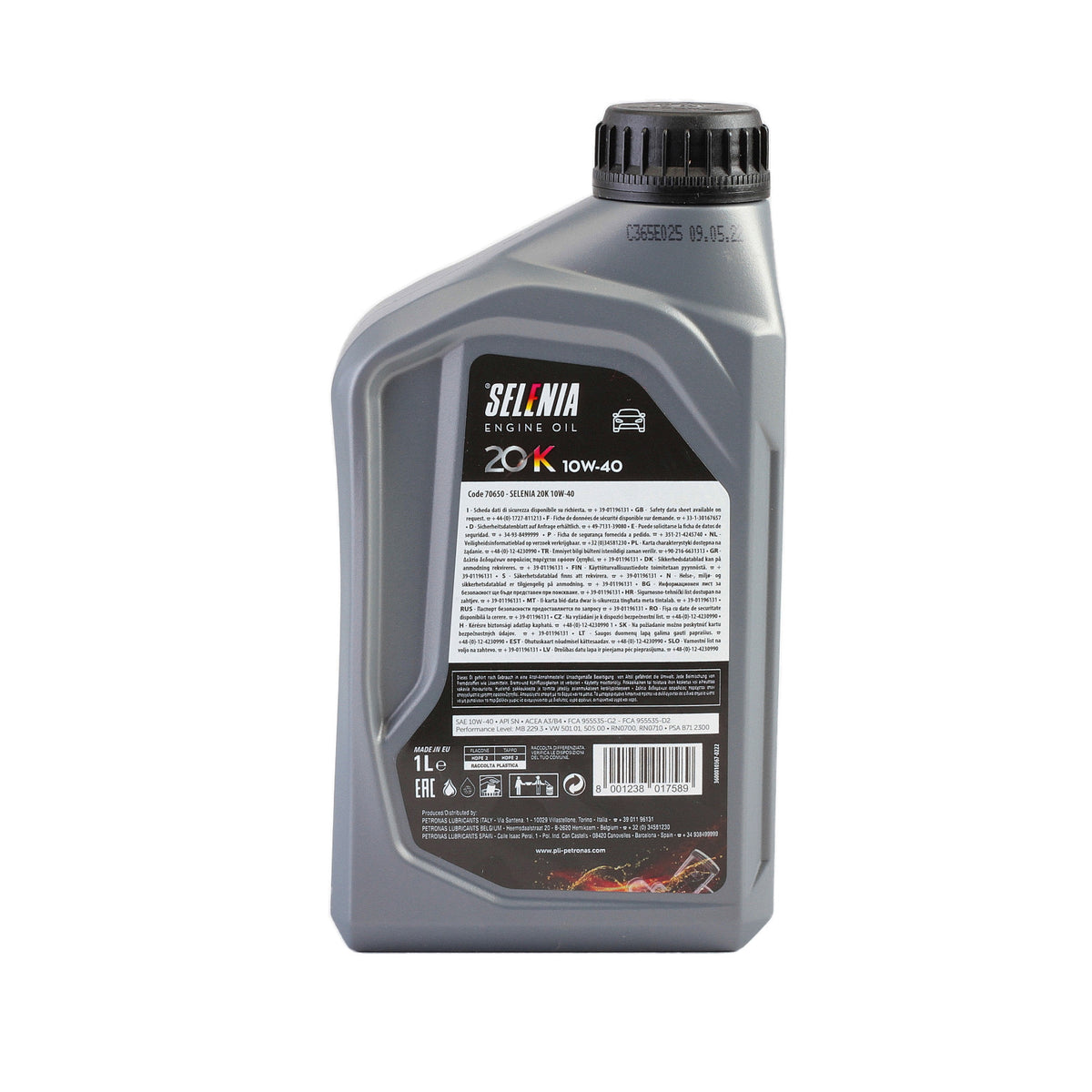 Ulei motor turisme Selenia 20K 10W-40 1L 70650E18EU – imagine 2