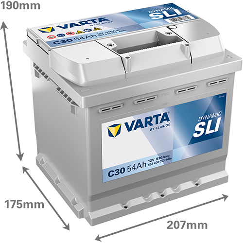 Acumulator Varta SLI Dynamic 54 Ah 554400053K262 – imagine 2