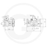 Cupla tractare automata tractor Sauermann – Cod comanda 711160011