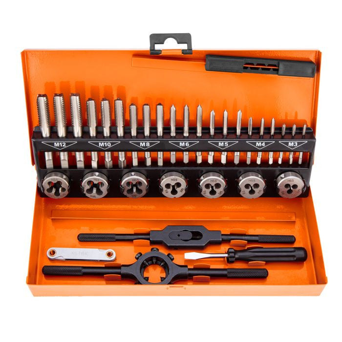 Filiere si tarozi M3-M12 set 32 buc HSS Neo Tools 12915 – imagine 2