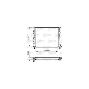 Radiator racire motor Valeo 731378