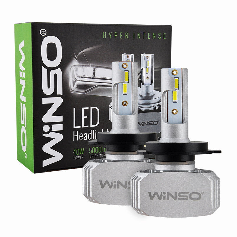 Bec LED Winso H4 12/24V, 40W, 5000 Lm 6000K, CSP Chip 792400