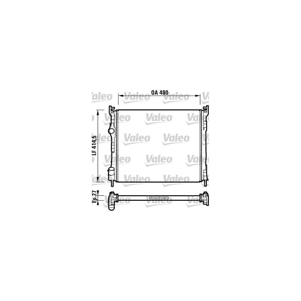 Radiator racire motor Valeo 732737