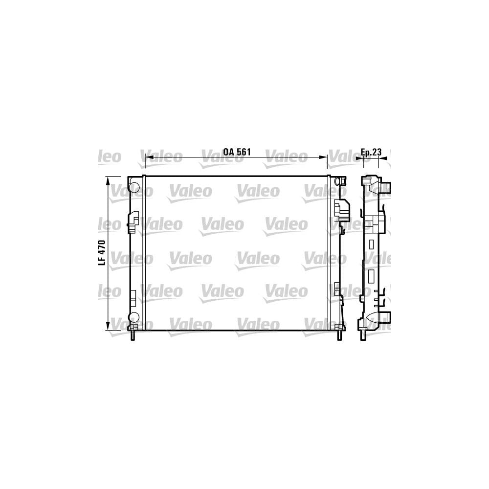 Radiator racire motor Valeo 732853