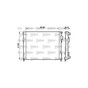 Radiator racire motor Valeo 732853