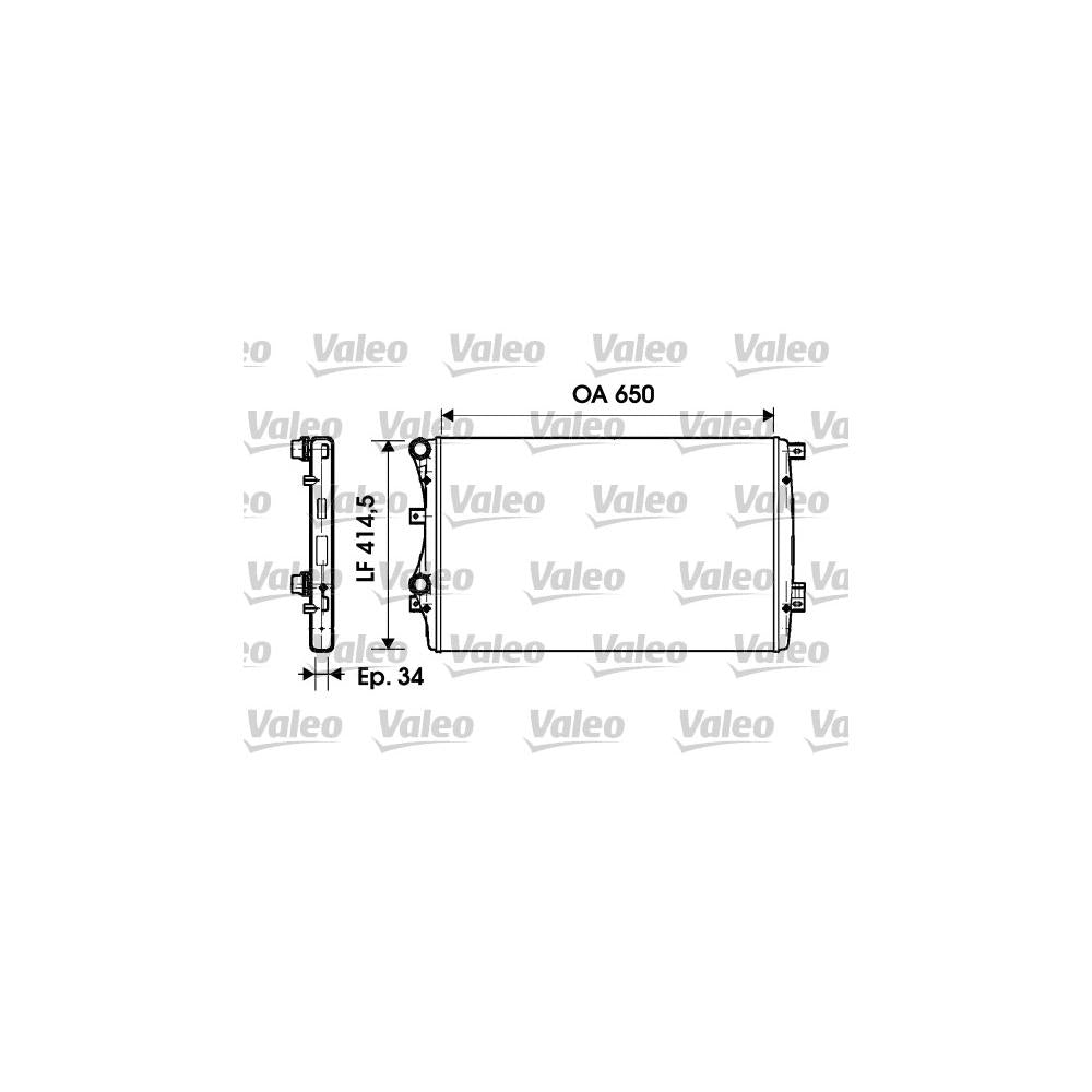 Radiator racire motor Valeo 732872