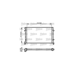 Radiator racire motor Valeo 734332