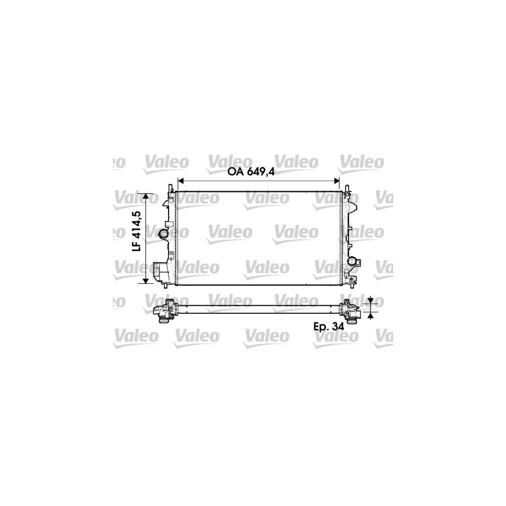 Radiator racire motor Valeo 734339