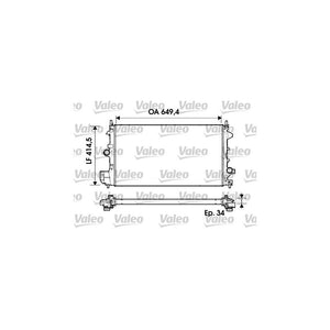 Radiator racire motor Valeo 734339