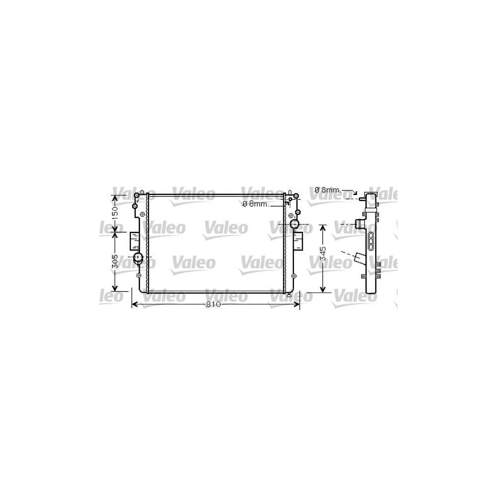 Radiator racire motor Valeo 734448