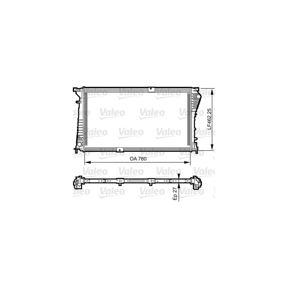 Radiator racire motor Valeo 734931