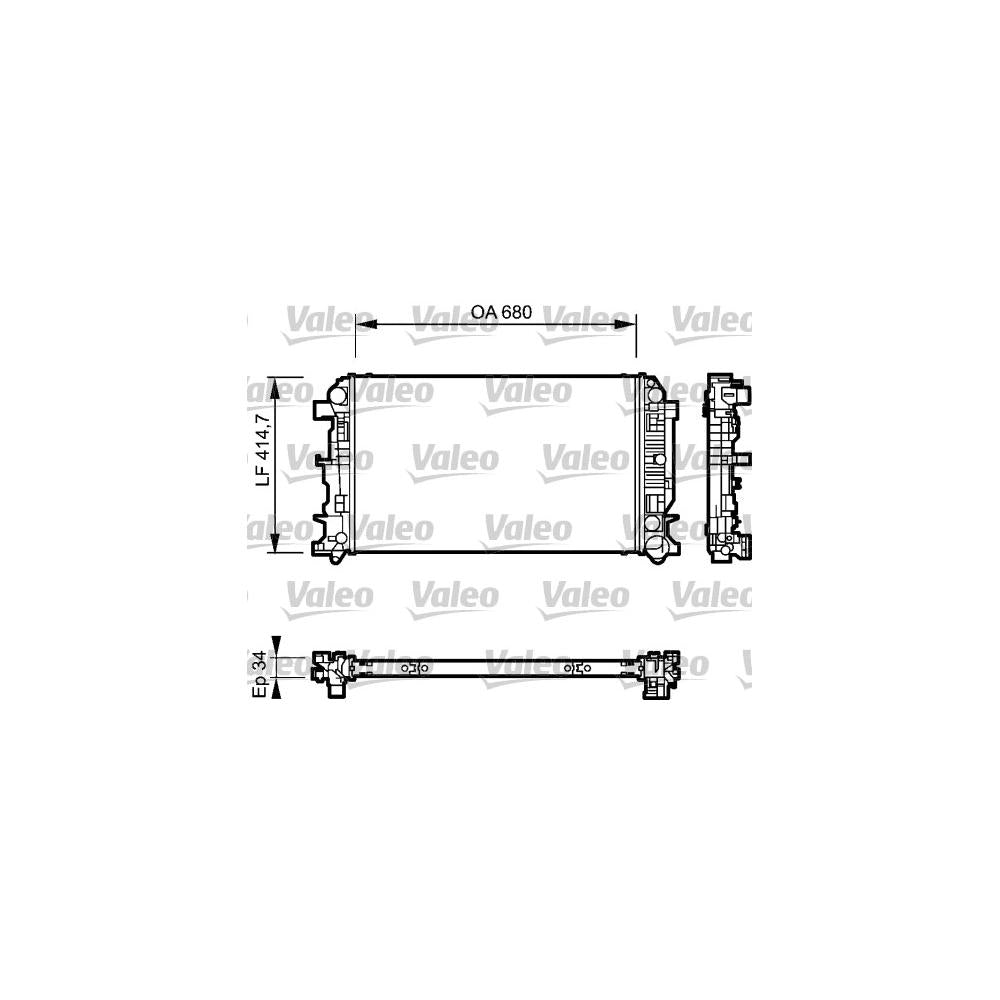 Radiator racire motor Valeo 735089