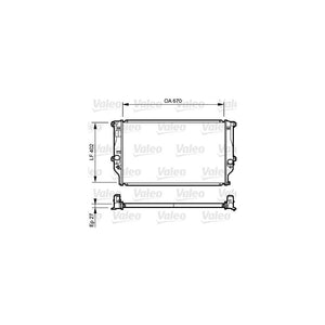 Radiator racire motor Valeo 735216