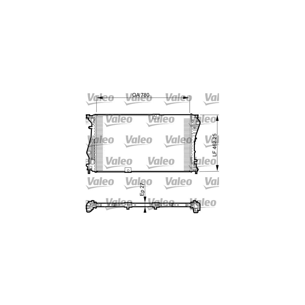 Radiator racire motor Valeo 735599