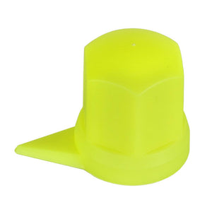 Set 10 bucati capac plastic pentru prezon roata cu indicator 33 mm neon galben 54.5 mm Mega Drive NW33 Z/Y/NEON WS