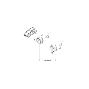 Proiector ceata Duster Renault 261500097R