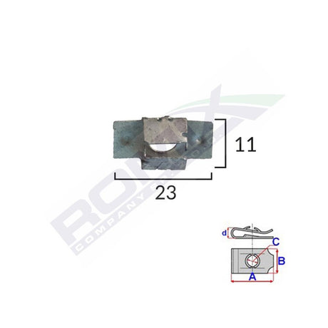 Clema capac motor pentru Peugeot set 5 buc Romix C30719
