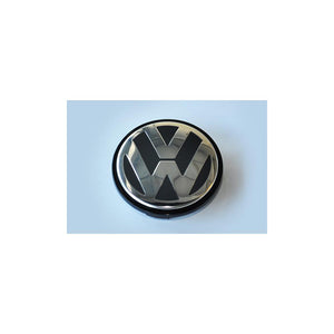 Ornament capac janta aliaj negru/argintiu "w" VW 3B7601171XRW