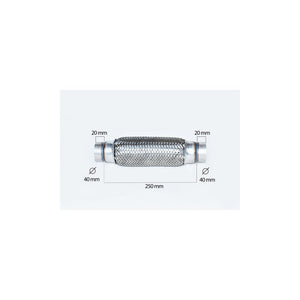 Racord flexibil inner & outer braid (b) 40X200 mm Asam Automotive 76405