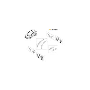 Aparatori noroi spate Renault 6001998331